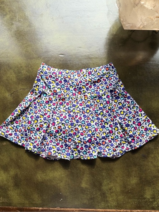 Other - Azarhia Bright Leopard Athletic Skort Girls YXL 14 Tennis Skirt Built In Shorts